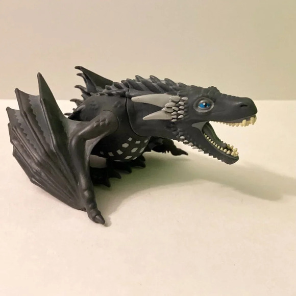 2018 Game of Thrones Wight Viserion 6 Inch Long Titans  Vinyl Dragon Figure - Picture 2 of 16